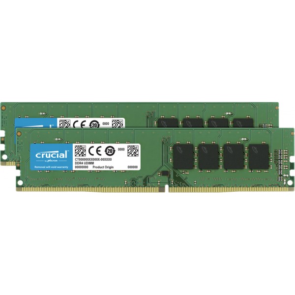 Crucial 32GB Kit DDR4 2666 MT/s 16GBx2 DIMM 288pin (CT2K16G4DFRA266)